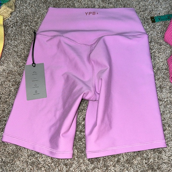 NWT YPB By Abercrombie & Fitch SculptLUX 7" Bike Short Warm Pink Size XS - Picture 4 of 9